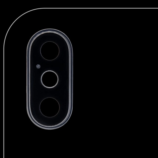 Lente fotocamera posteriore con staffa e Cornice per iPhone XS / XS Max (Grigio siderale) (Real Sapphire l Premium)