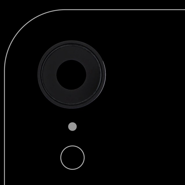 Lente fotocamera posteriore con staffa e Cornice per iPhone XR (Nero) (10 pezzi) (Real Sapphire l Premium)