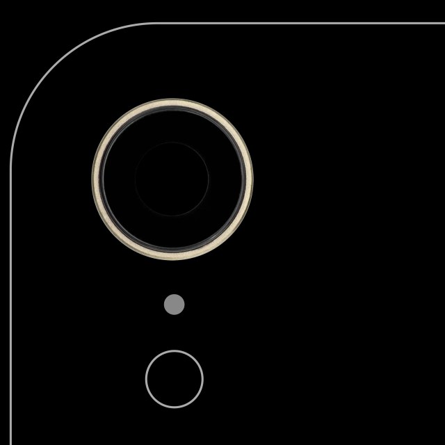 Lente fotocamera posteriore con staffa e Cornice per iPhone XR (Giallo) (10 pezzi) (Real Sapphire l Premium)