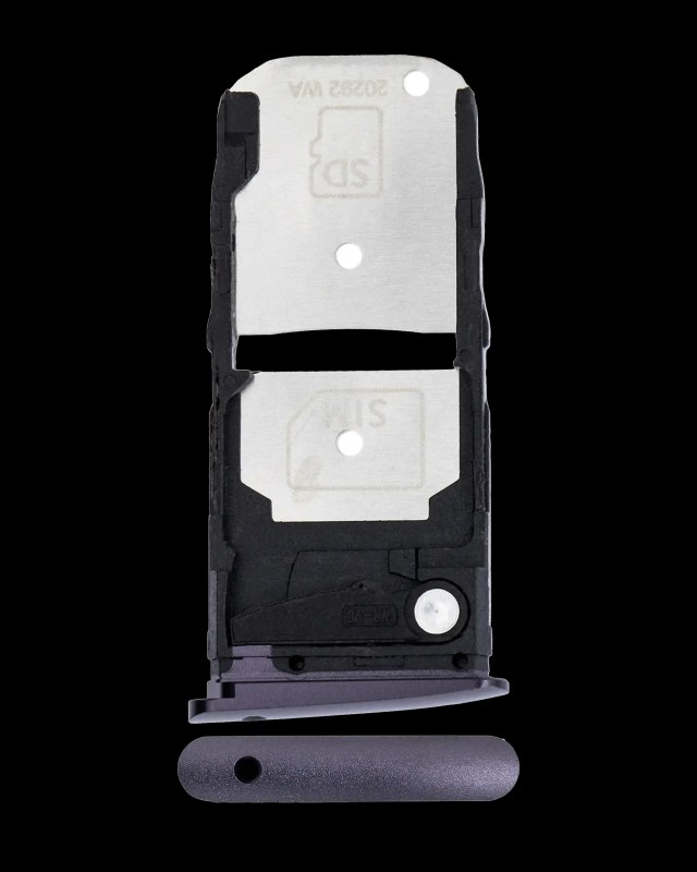 Carrellino SIM per Motorola Moto Z4 Play (2019) (Nero)