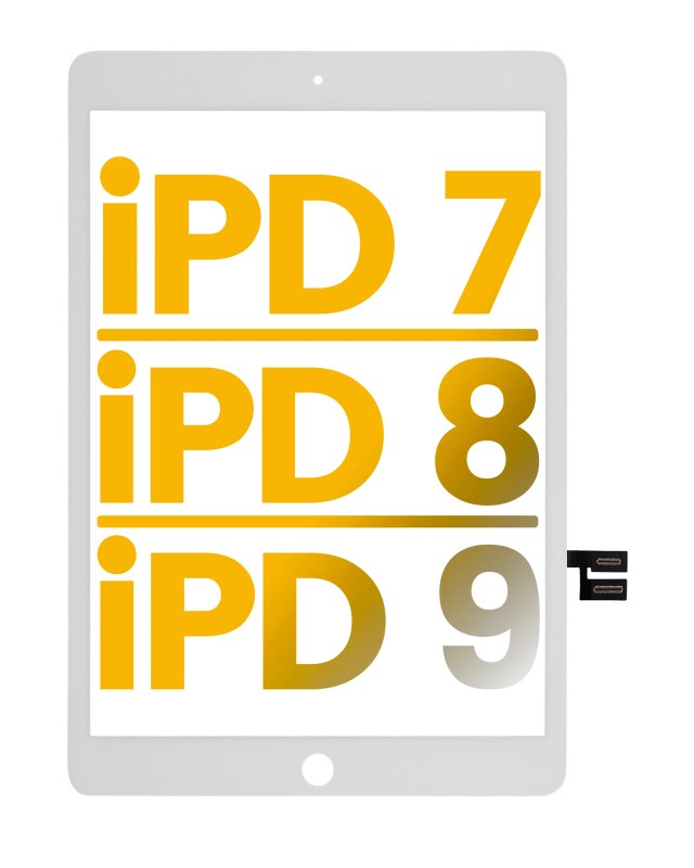 Touch screen per iPad 7 (2019) / iPad 8 (2020) / iPad 9 (2021) (Premium) (Bianco)