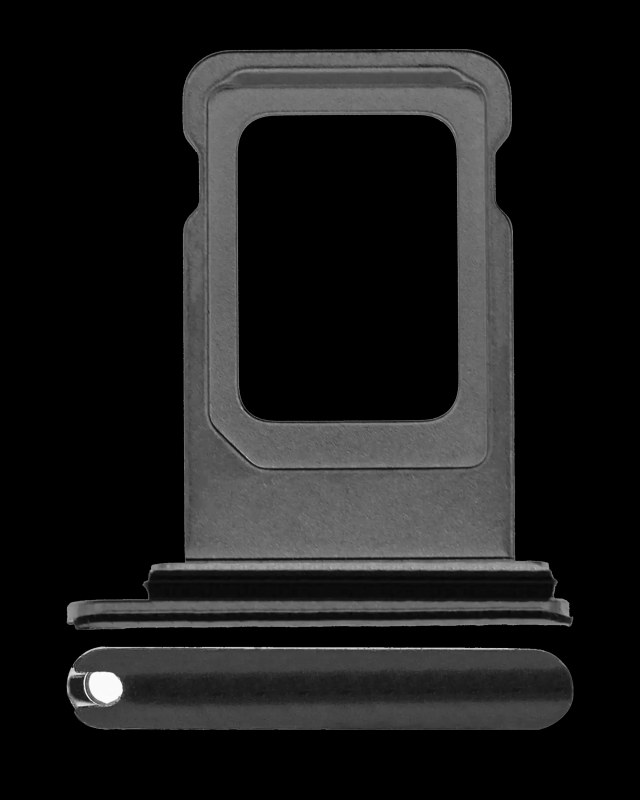 Carrellino SIM singola per iPhone XS Max (Grigio siderale)