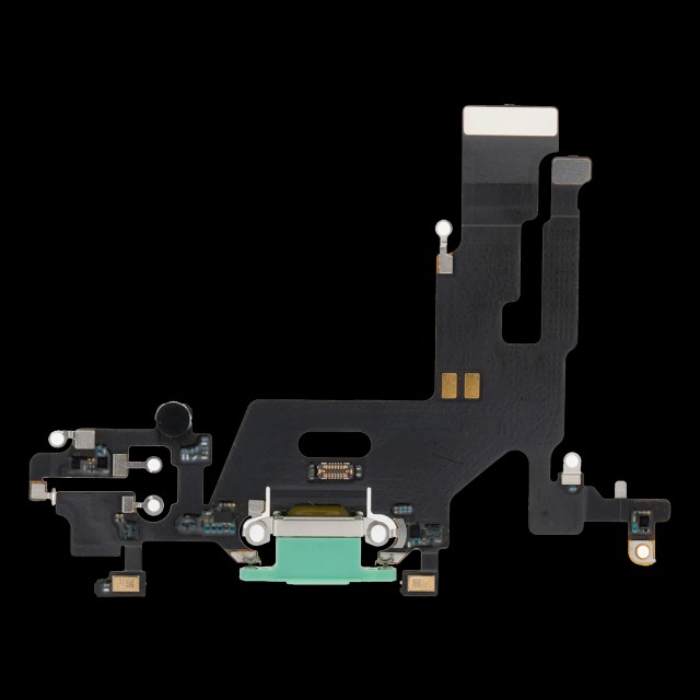 Flat connettore di ricarica per iPhone 11 (Premium) (Verde)