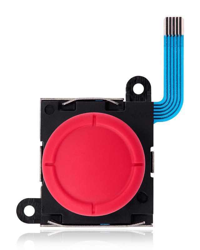 3D Analog Joystick Cap Thumbstick per Nintendo switch / switch OLED / switch Lite Joy Con Controller (Rosso)