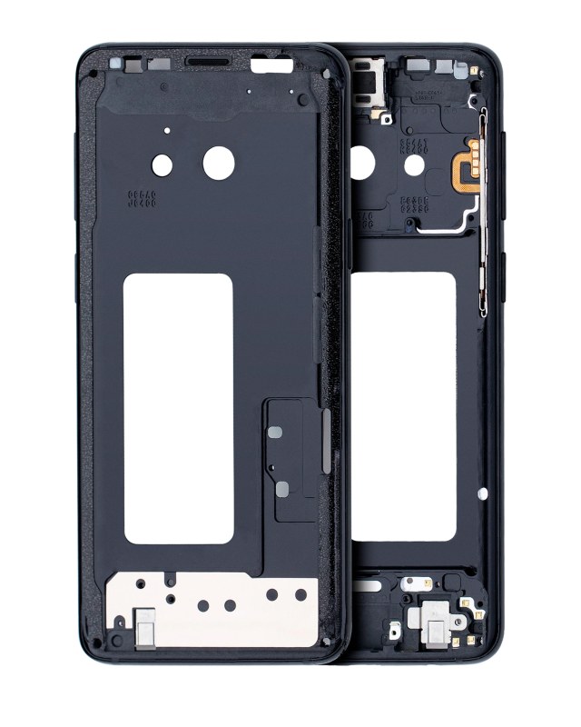 Frame centrale per Samsung Galaxy S9 (con SmallParts) (Mezzanotte Nero Frame)