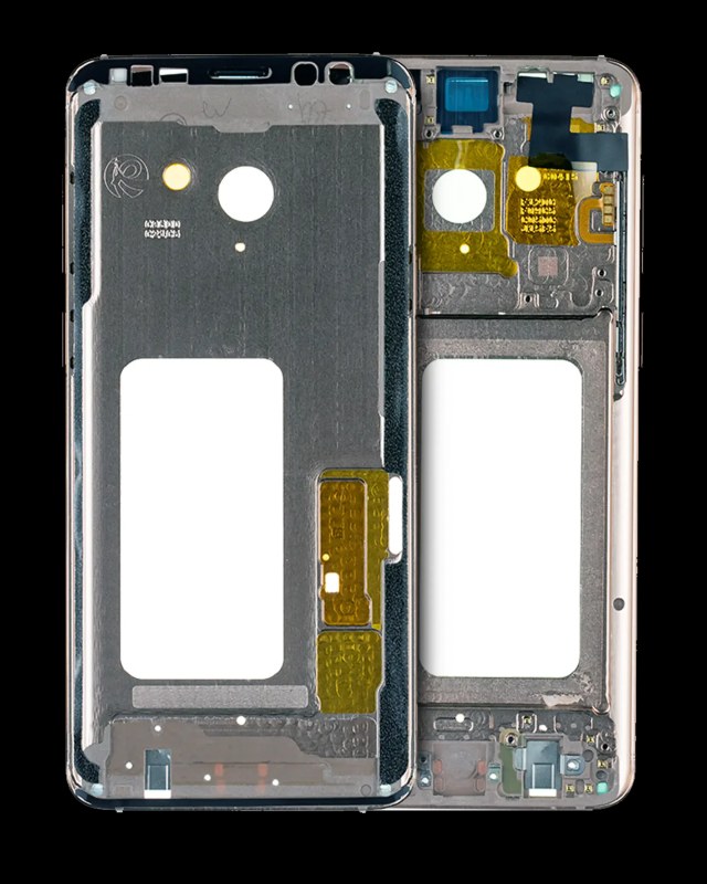 Frame centrale per Samsung Galaxy S9 Plus (con minuteria) (Sunrise Oro Frame)