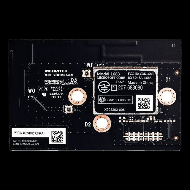 Wireless WiFi Bluetooth Module PCB Scheda per Xbox One S (Scheda # 1683)