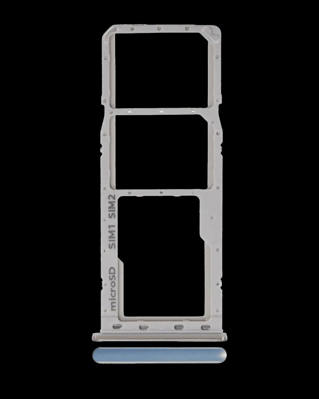 Carrellino doppia SIM per Samsung Galaxy A20 (A205 / 2019) / A30 (A305 / 2019) / A50 (A505 / 2019) (Argento)