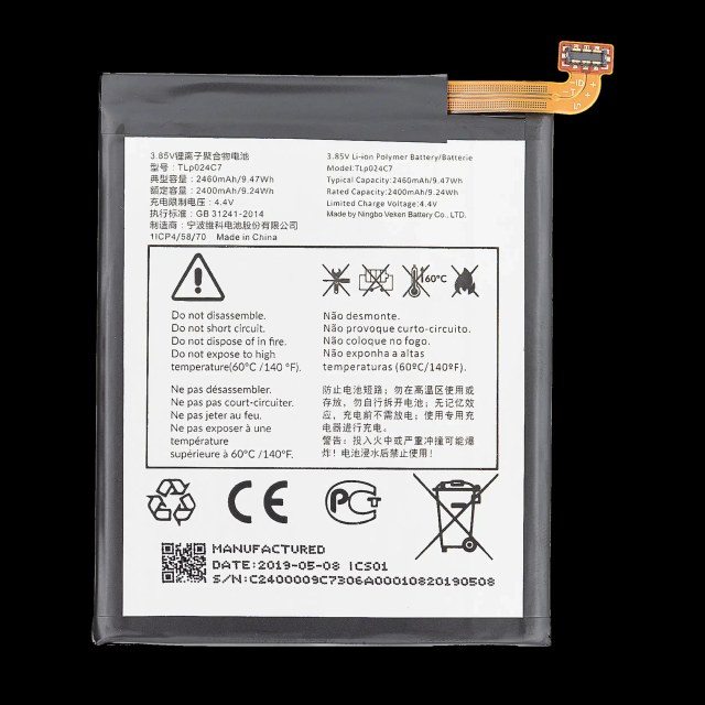 Batteria di ricambio per Alcatel A3 / One Touch (TLP024CJ)