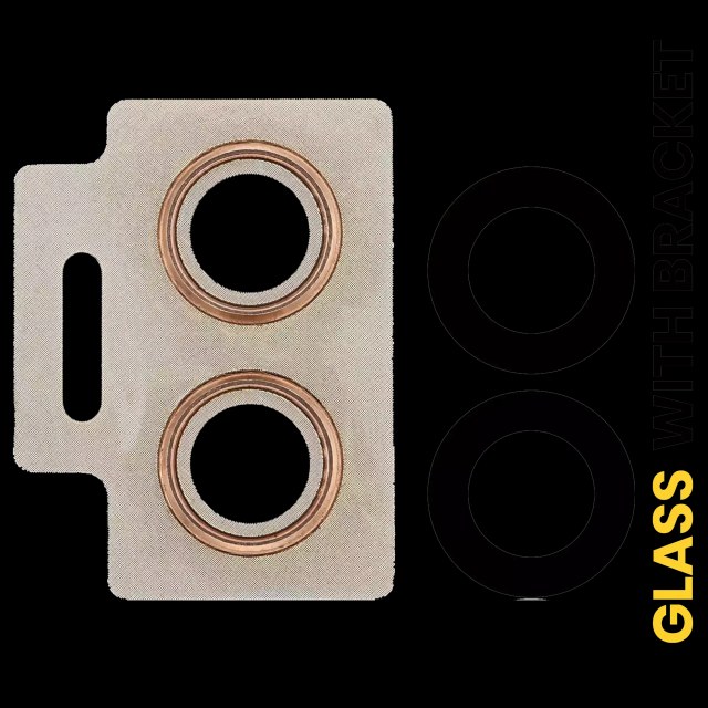 Lente fotocamera posteriore con staffa per Huawei Mate 10 Pro (Mocha Brown)