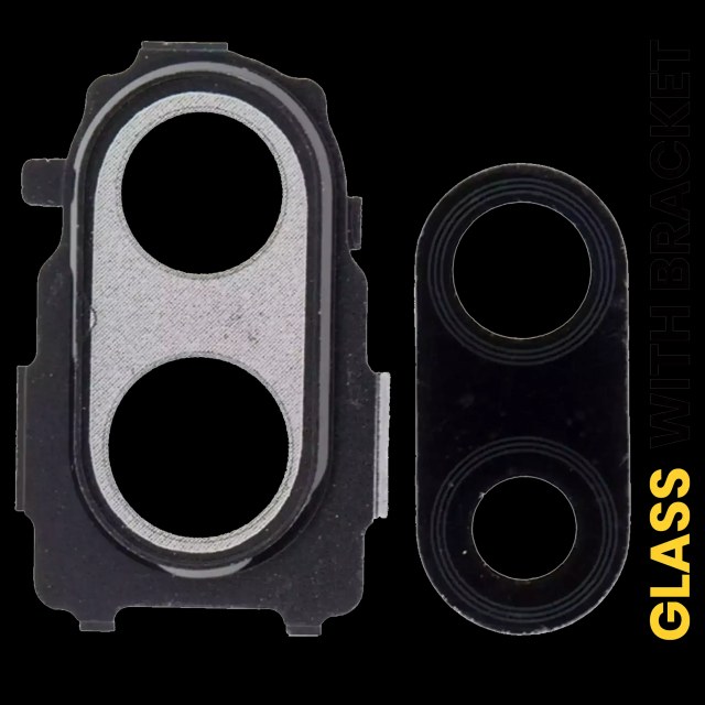 Lente fotocamera posteriore con staffa per Xiaomi Redmi Note 7 / 7 Pro (Nero siderale)
