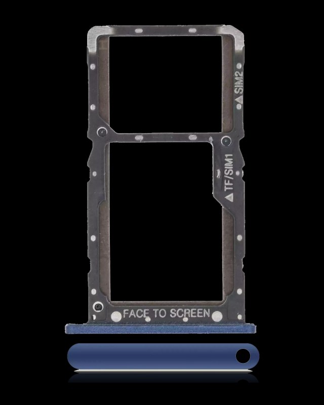 Carrellino SIM per Xiaomi Pocophone F1 (Steel Blu)