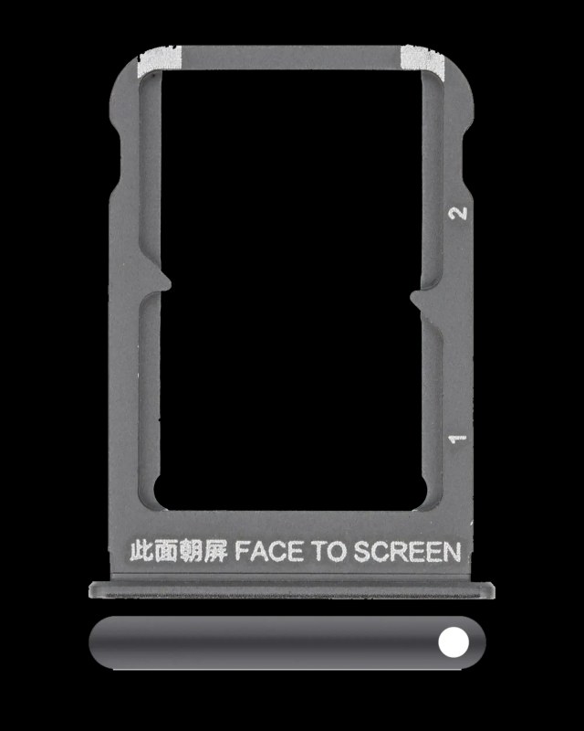 Carrellino SIM per Xiaomi Mi Mix 3 (Onyx Nero)