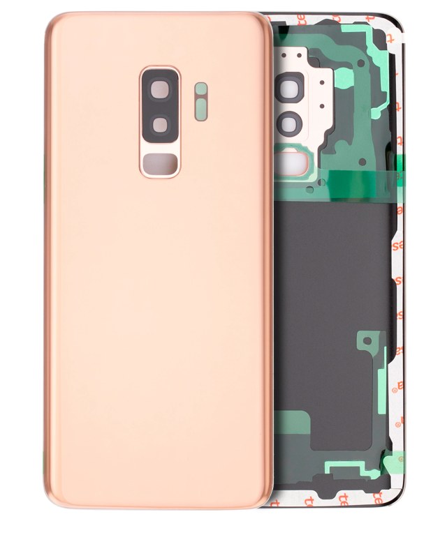 vetro cover posteriore con Vetro fotocamera per Samsung Galaxy S9 Plus (No Logo) (Sunrise Oro)