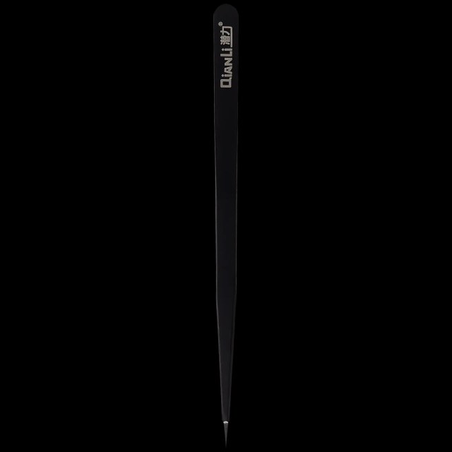 iNeeZy Handmade Non-Magnetic Stainless Tweezers (Nero - Thin) (Qianli)