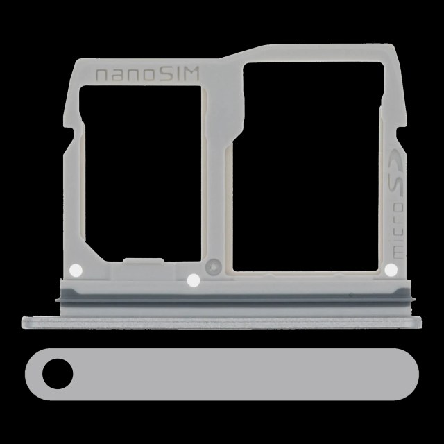 Carrellino SIM per LG Stylo 5 (Silvery Bianco)