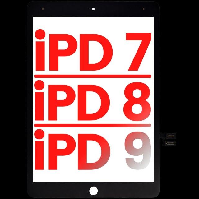 Touch screen per iPad 7 (2019) / iPad 8 (2020) / iPad 9 (2021) (Aftermarket Plus) (Nero)