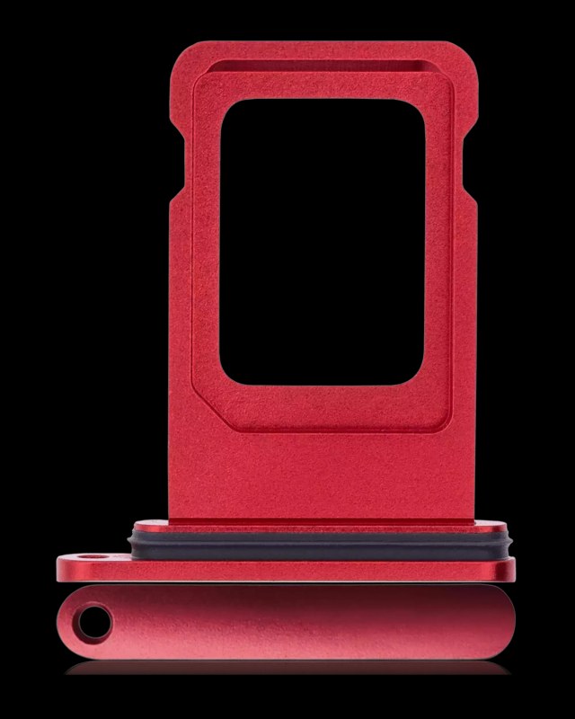 Carrellino SIM singola per iPhone 11 (Rosso)