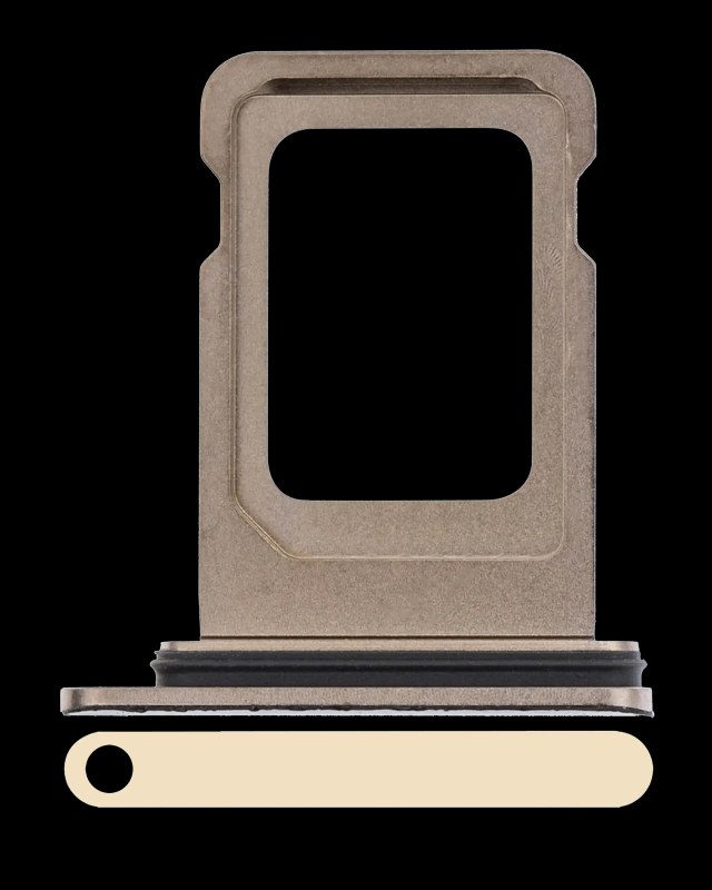 Carrellino SIM singola per iPhone 11 Pro / 11 Pro Max (Oro)