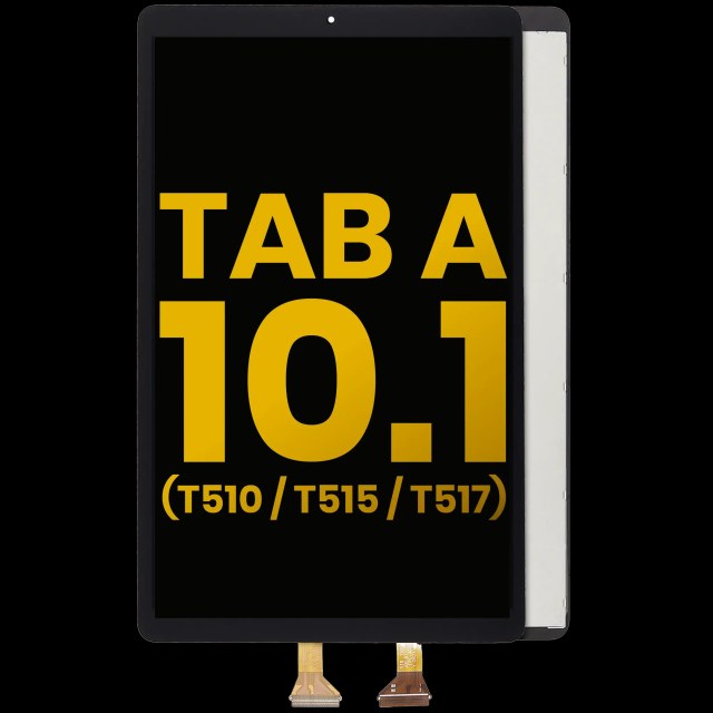 Display LCD completo senza Frame per Samsung Galaxy Tab A 10.1" (T510 / T515 / T517) (2019) (Refurbished) (Nero)