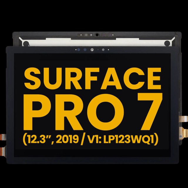 Display LCD completo con Touch screen per Microsoft Surface Pro 7 (Extension Cavo Included) (1866 / Version 1: LP123WQ1) (Refurbished)