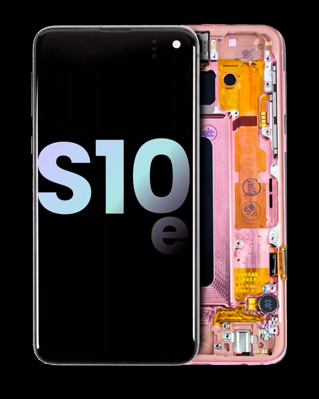Display OLED completo con Frame per Samsung Galaxy S10E (Service Pack) (Flamingo Rosa)