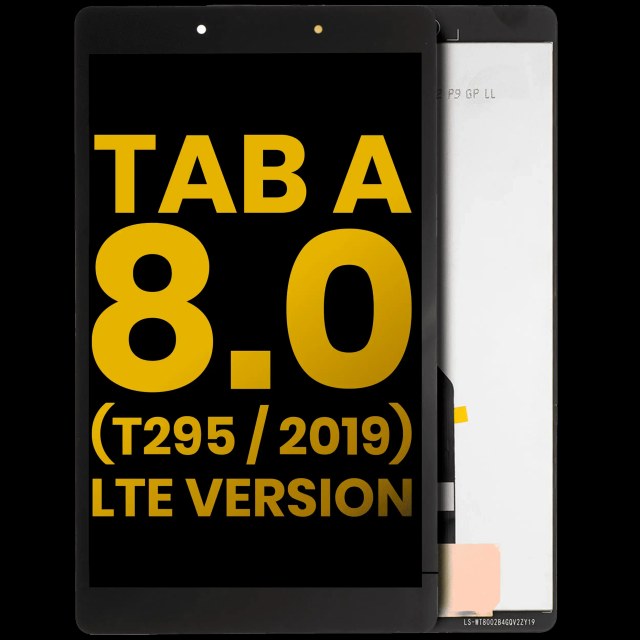 Display LCD completo senza Frame per Samsung Galaxy Tab A 8.0" (T295) (2019) (versione LTE) (Refurbished) (Nero)
