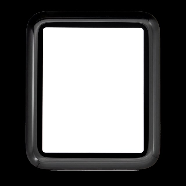 2 in 1 Front Cover Vetro con OCA per Watch Series 1 (38MM)