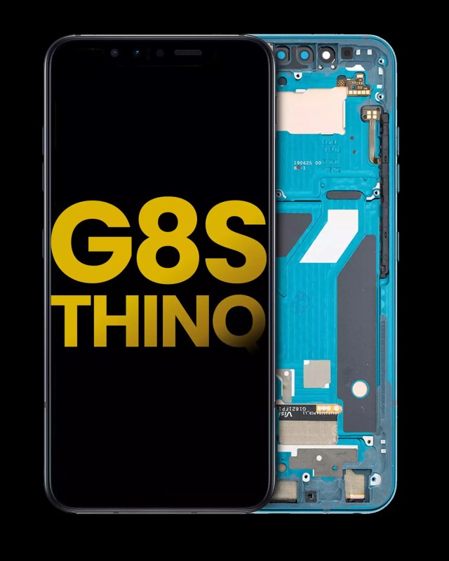 Display OLED completo con Frame per LG G8S ThinQ (Refurbished) (Mirror Verde petrolio)