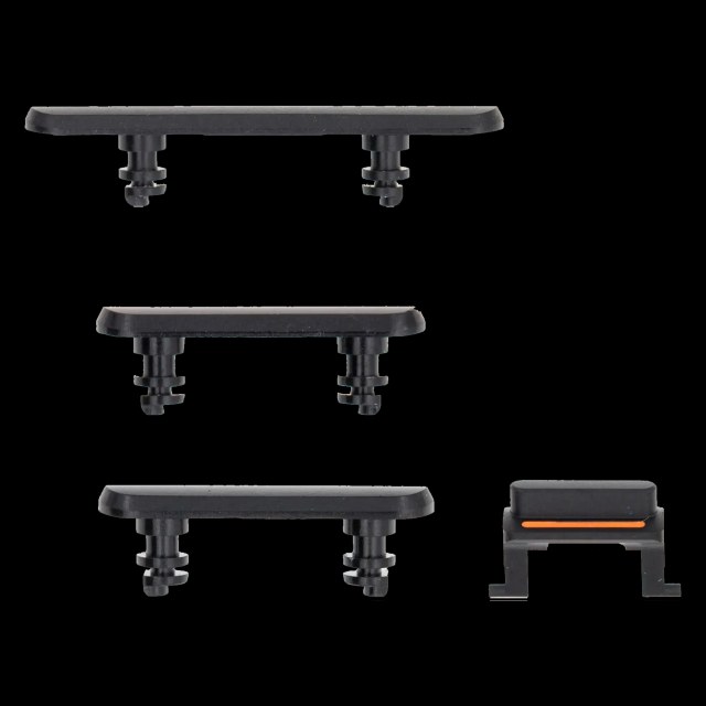 Hard Buttons (Accensione / Volume / switch) per iPhone XR (Nero)