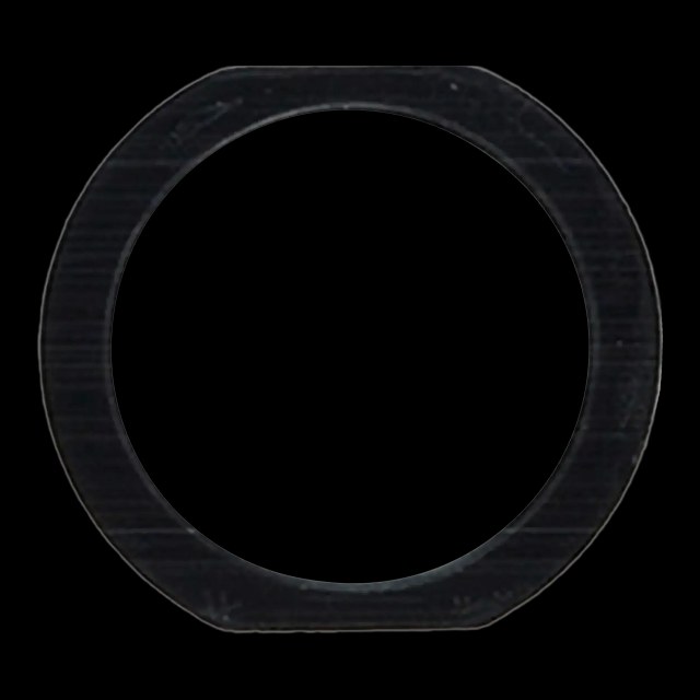 Tasto Home Gasket per iPad Pro 10.5"/ Pro 12.9" 1st Gen / Pro 12.9" 2nd Gen/ Pro 9.7"/ iPad 5/ iPad 6 / iPad 7/ iPad 8/ iPad 9 / Air 1 / Air 2 / Mini 3 / Mini 4 / Mini 5 (Nero) (10 pezzi)