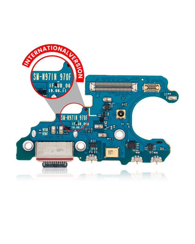 Connettore di ricarica con scheda per Samsung Galaxy Note 10 (N970F) (International Version) (Premium)