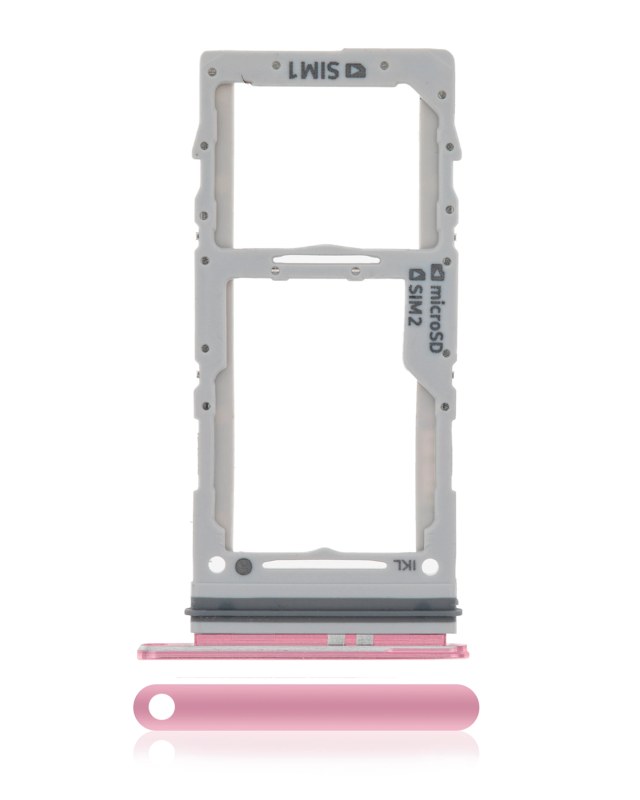 Carrellino doppia SIM per Samsung Galaxy S20 / S20 Plus / S20 Ultra 5G (Cloud Rosa)
