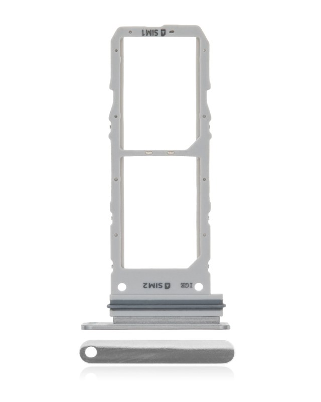 Carrellino doppia SIM per Samsung Galaxy Note 10 (Aura Glow / Argento)