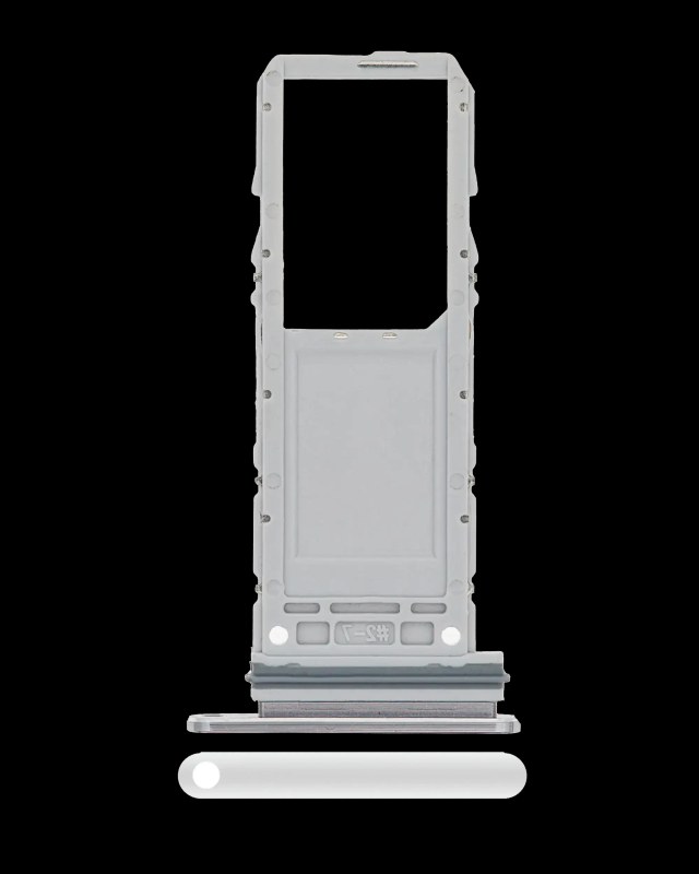 Carrellino SIM singola per Samsung Galaxy Note 10 (Aura Glow / Argento)