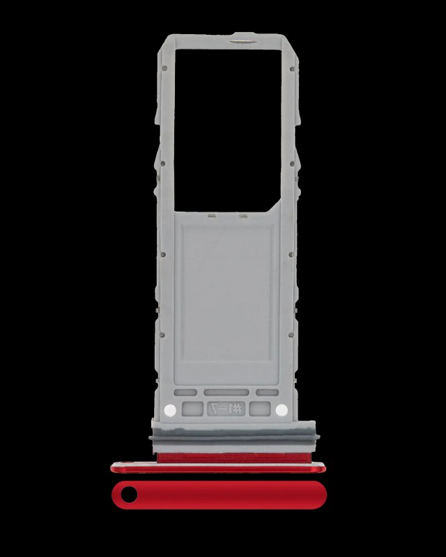 Carrellino SIM singola per Samsung Galaxy Note 10 (Aura Rosso)