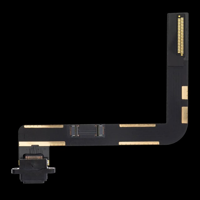 Flat connettore di ricarica per iPad 7 (2019) / iPad 8 (2020) / iPad 9 (2021) (Nero) (Aftermarket Plus)