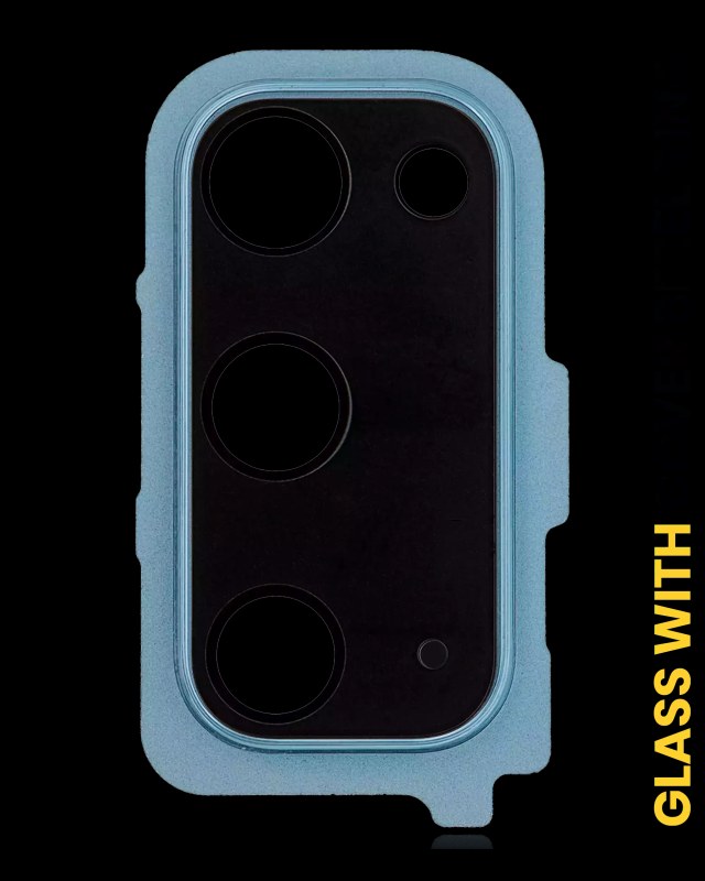 Lente fotocamera posteriore con Cover Cornice Ring per Samsung Galaxy S20 / S20 5G (Cloud Blu)