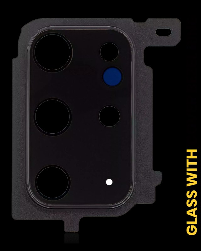 Lente fotocamera posteriore con Cover Cornice Ring per Samsung Galaxy S20 Plus (Nero cosmico)