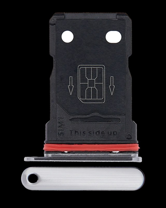 Carrellino SIM singola per OnePlus 7T (Frosted Argento)