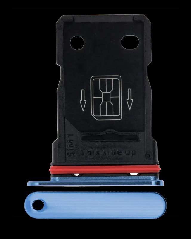 Carrellino doppia SIM per OnePlus 7T (Glacier Blu)