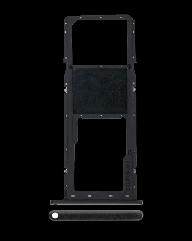 Carrellino SIM singola per Samsung Galaxy A01 (A015 / 2020) (Nero)
