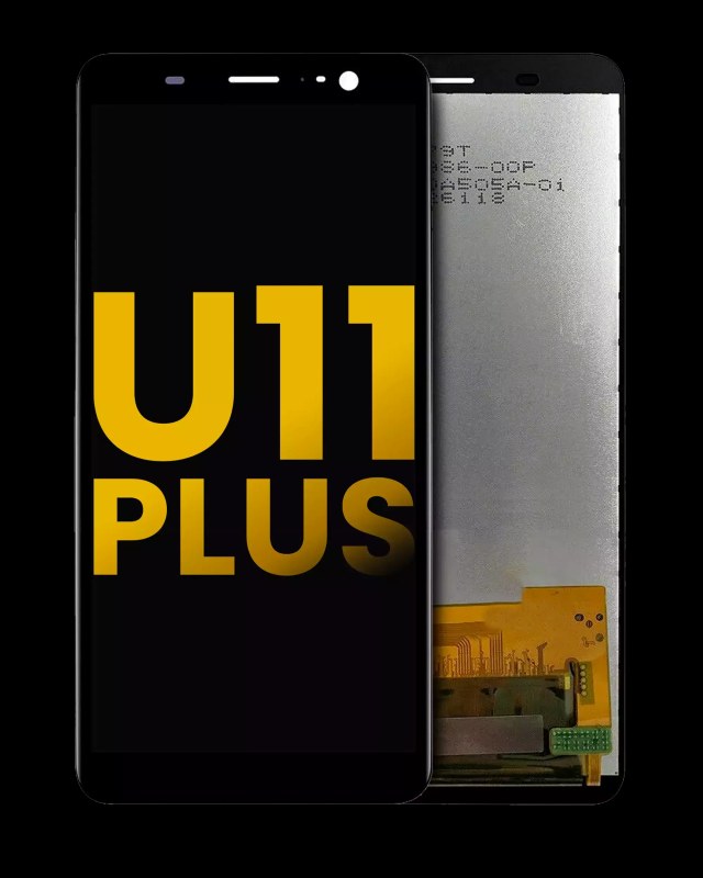 Display LCD completo senza Frame Tasto Home Pre-Installed per HTC U11 Plus (Refurbished) (Nero)