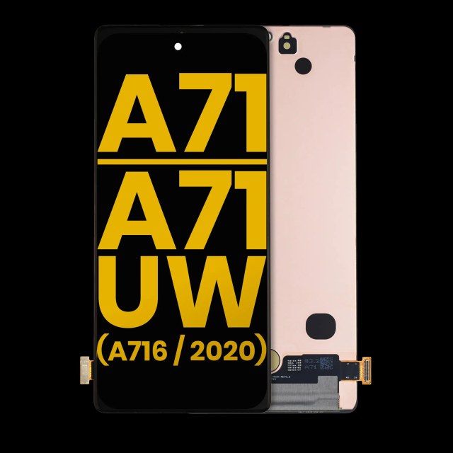 Display OLED completo senza Frame per Samsung Galaxy A71 5G / A71 5G UW (A716 / 2020) (Refurbished) (tutti i colori)