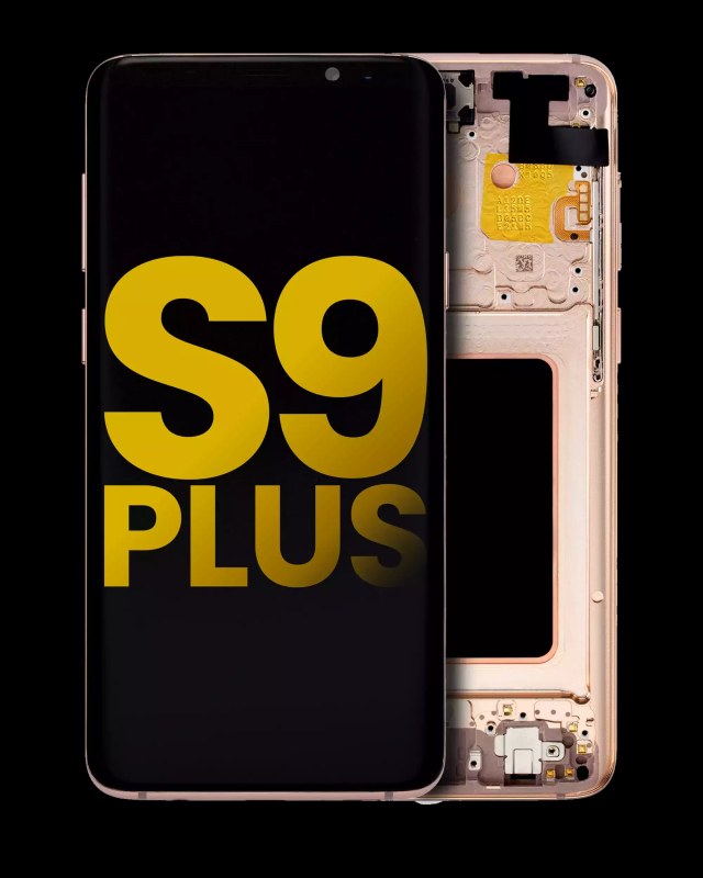 Display OLED completo con Frame per Samsung Galaxy S9 Plus (Refurbished) (Sunrise Oro)