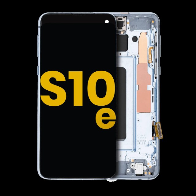 Display OLED completo con Frame per Samsung Galaxy S10E (Refurbished) (Prism Blu)