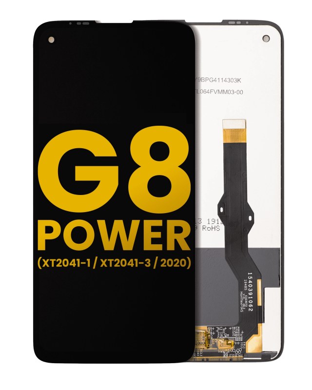 Display LCD completo senza Frame per Motorola Moto G8 Power (XT2041-1 / XT2041-3 / 2020) (Refurbished) (tutti i colori)