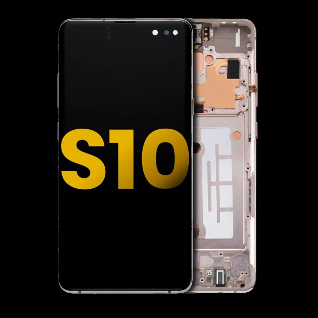 Display OLED completo con Frame per Samsung Galaxy S10 5G (Refurbished) (Royal Oro)