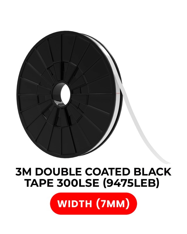 Double-Sided High Strength Polyester Adesivo 300LSE (7MM x 25M) (3M Model # 9475LEB)