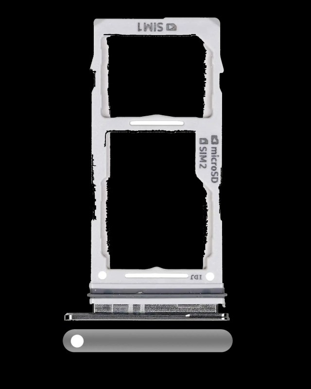 Carrellino doppia SIM per Samsung Galaxy S10 / S10 Plus (Prism / Ceramic Nero)